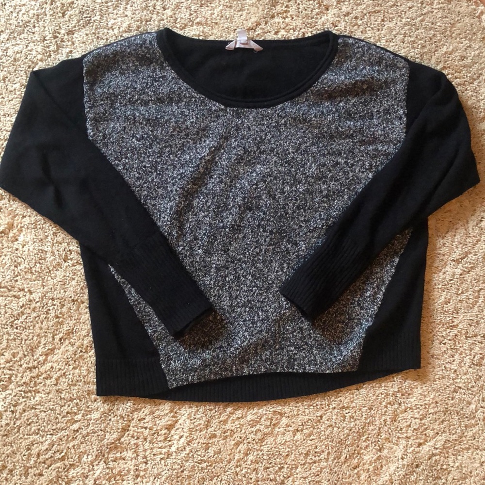 Black and white sweater